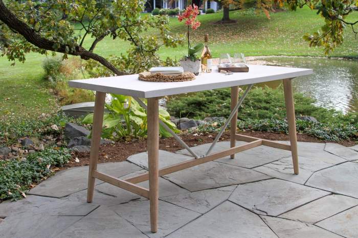 Counter Height Dining tables and Chairs for Patios, Decks and Porches