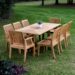 MAESTRO Outdoor Dining Table in Natural Reclaimed Teak W330