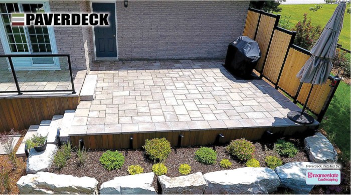 PAVERDECK Lifetime Maintenance-Free Decks