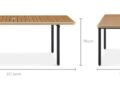 Sierra Outdoor Dining Table | Castlery Singapore