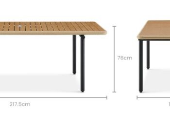 Sierra Outdoor Dining Table | Castlery Singapore
