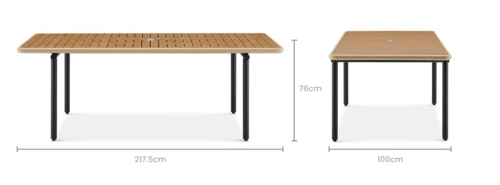 Sierra Outdoor Dining Table | Castlery Singapore